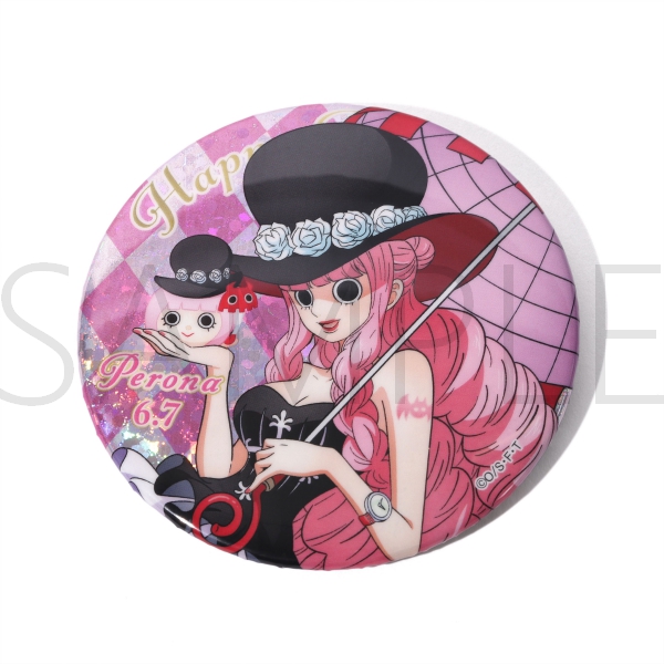 ワンピース】ワンピース バースデーホログラム缶バッジ[6.7 ペローナ