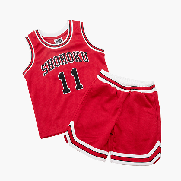 Kids 90】THE FIRST SLAM DUNK 湘北ユニフォームセット（流川楓