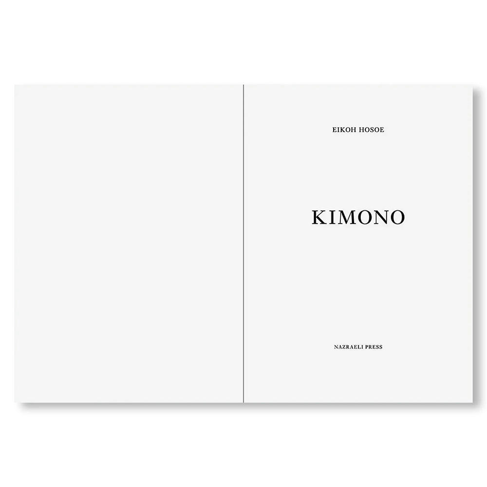 500部限定】ONE PICTURE BOOK TWO #45: KIMONO by Eikoh Hosoe（細江