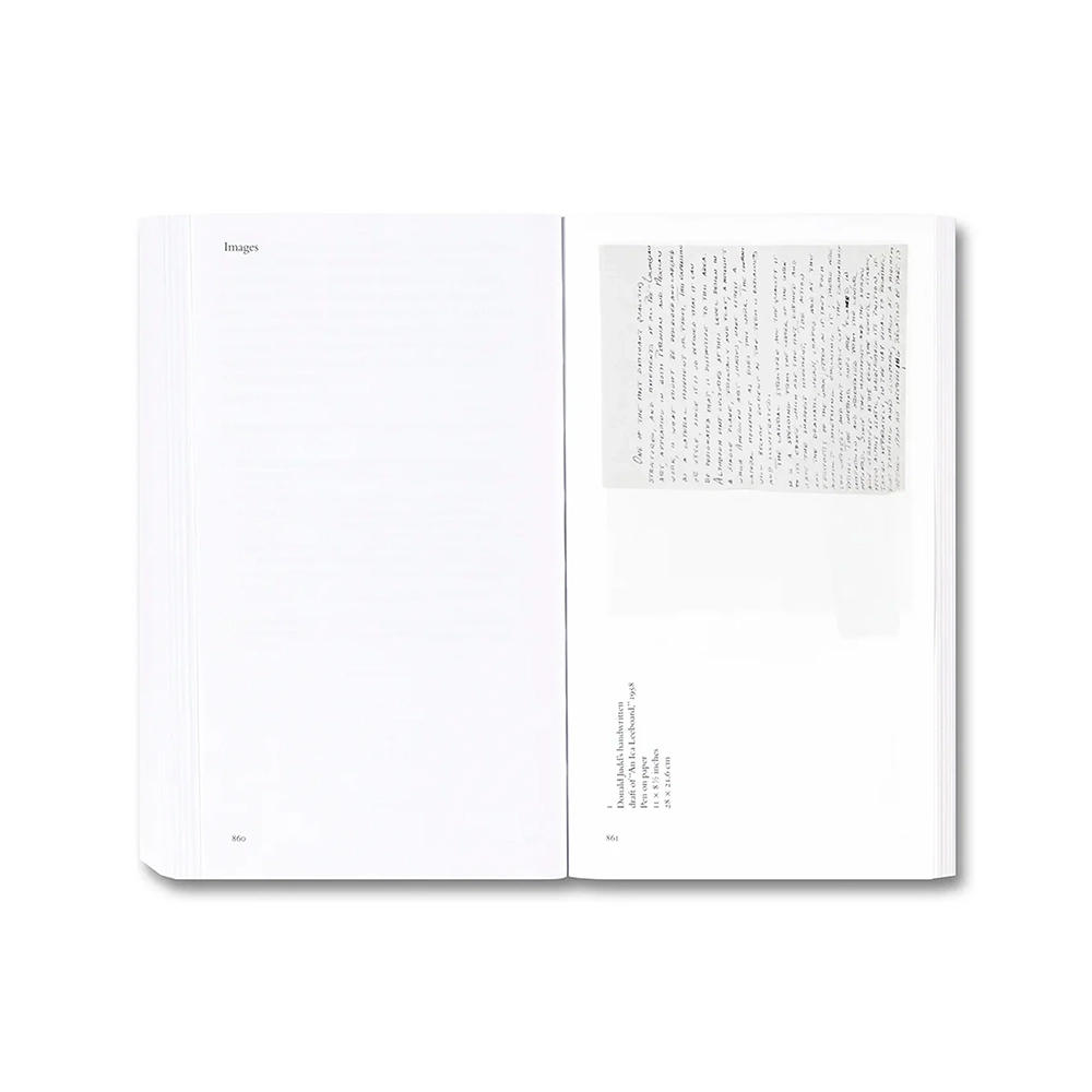 DONALD JUDD WRITINGS by Donald Judd ドナルド・ジャッド 作品集