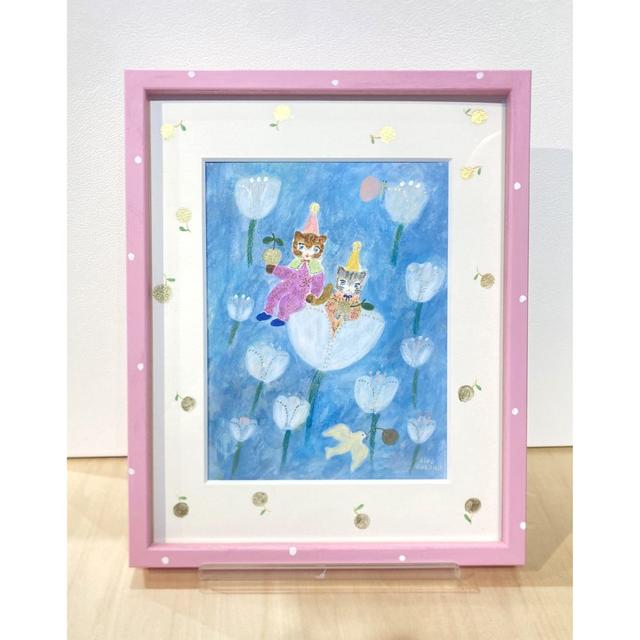 Aiko Fukawa：額装付き原画】布川愛子 Petal's Lullaby 布川愛子 Aiko