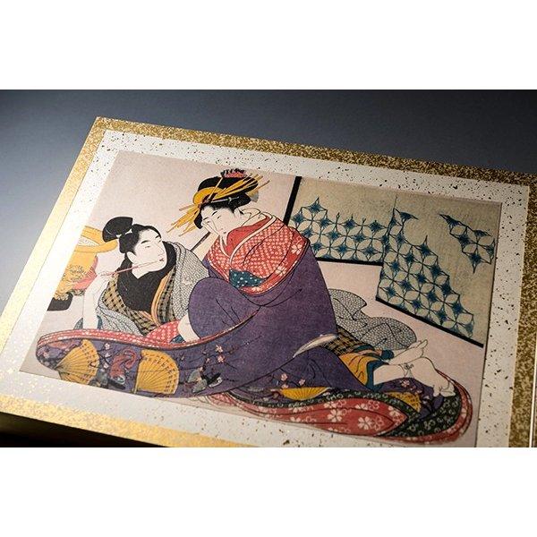 願ひの糸ぐち 喜多川歌麿 - 江戸当時の色へと復刻した豪華本「春画」本