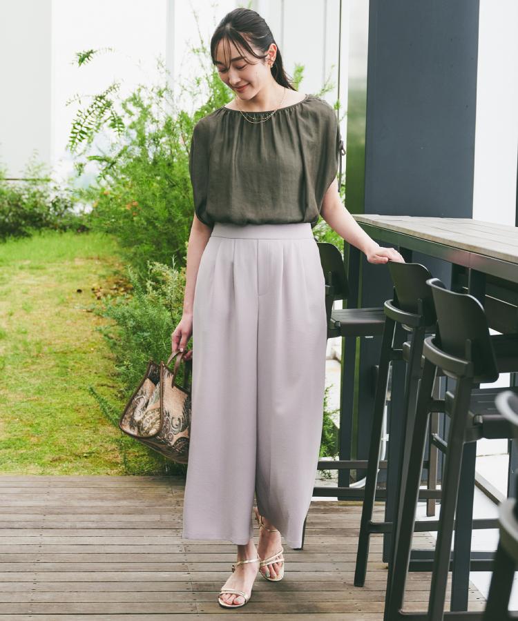 セットアップ可/接触冷感/イージーケア】リラクミスト タックワイド