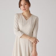洗える／日本製】フレアワンピース（ミドルワンピース） | COUP DE
