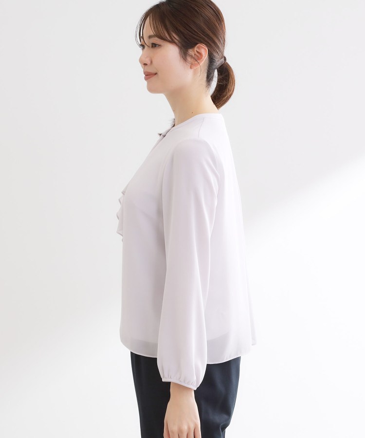 フロントフリルシフォンブラウス（シャツ・ブラウス） | Reflect