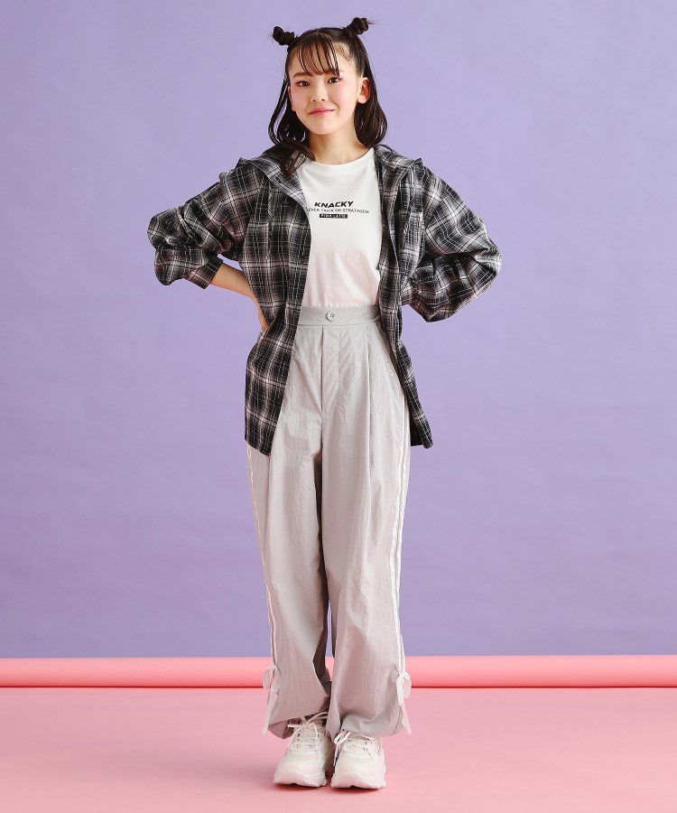 ラインリボンシャカパンツ（フルレングスパンツ） | PINK-latte