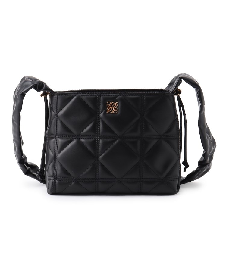 ロゴプレート付き キルティング2WAYショルダーバッグ（ショルダー