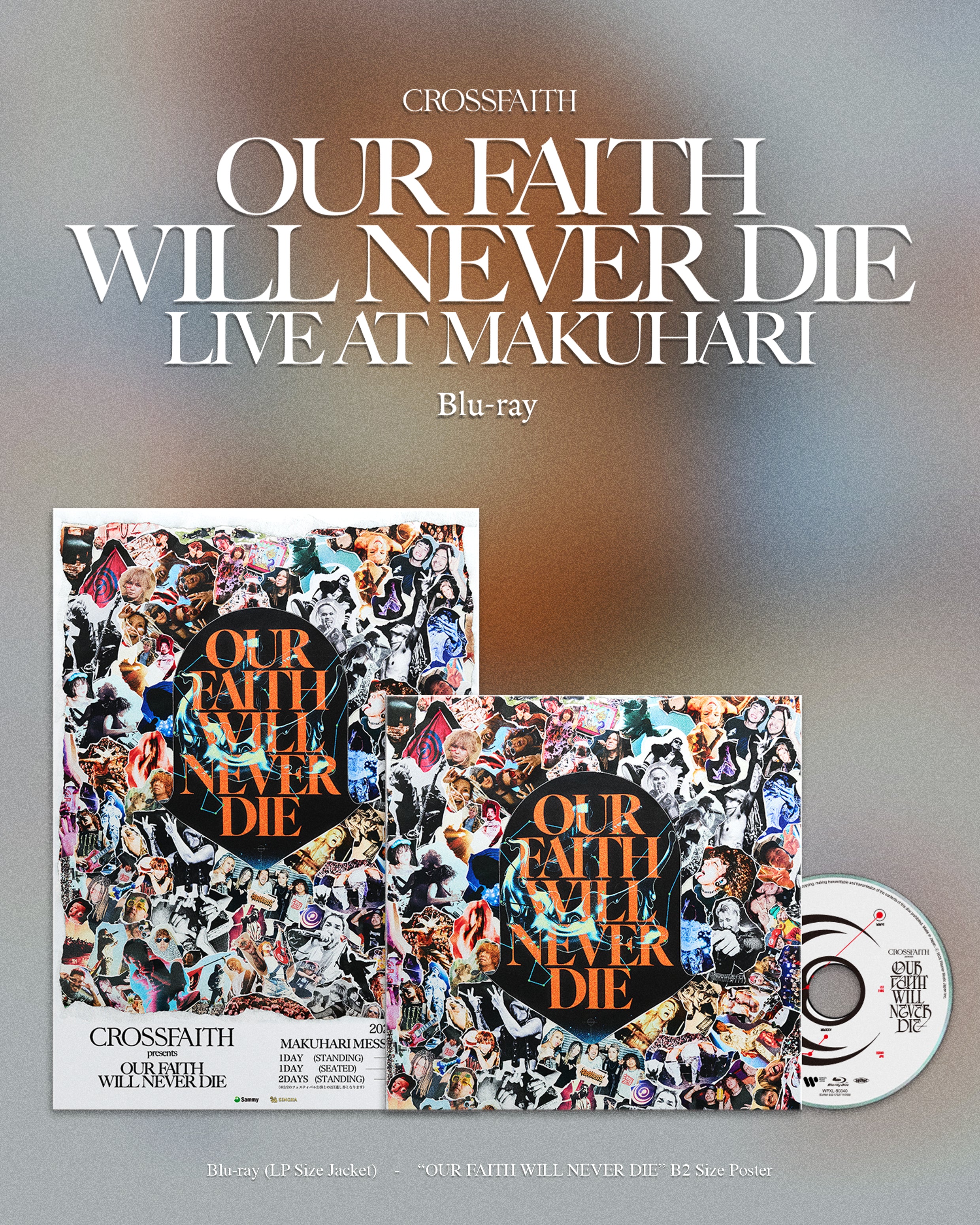 OUR FAITH WILL NEVER DIE LIVE AT MAKUHARI – ワーナーミュージック
