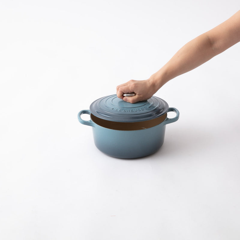 LE CREUSET(ル・クルーゼ) ココット・ロンド マリンブルー |キッチン