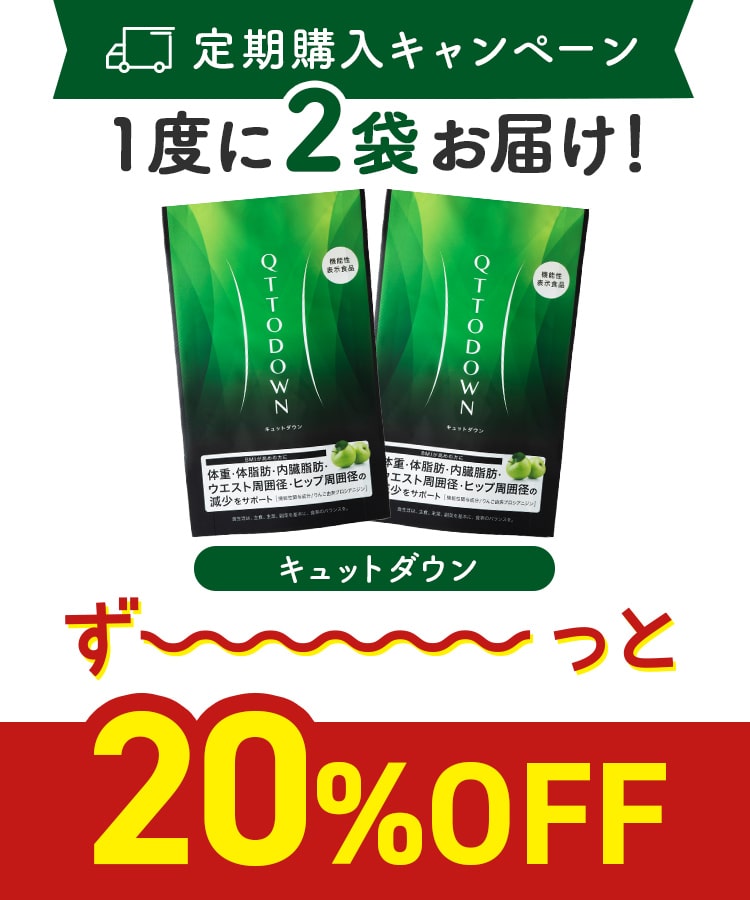 定期購入キャンペーン】LAVA QTTODOWN［2袋コース：20％OFF］(90粒／袋