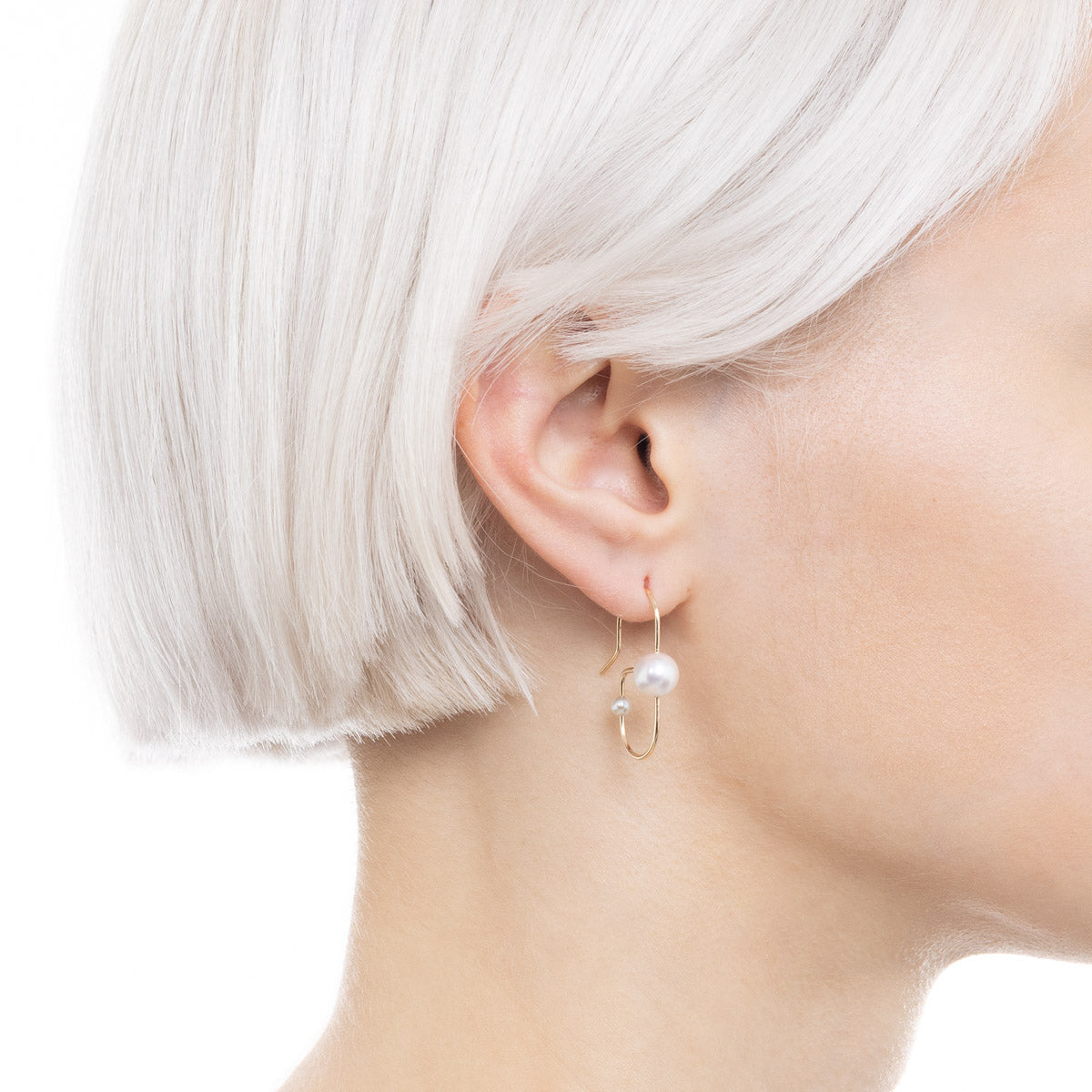 MIRÓ アコヤパール ピアス