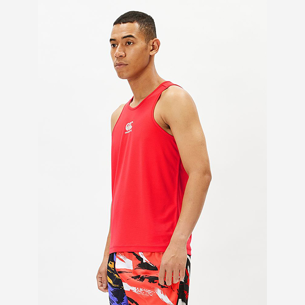 カンタベリー トレーニングタンクトップ レッド(M nocolor): ラグビー