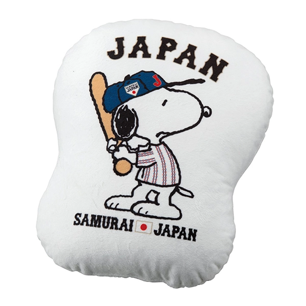 侍ジャパン SNOOPY クッション(白): 野球｜【公式】J SPORTSオンライン