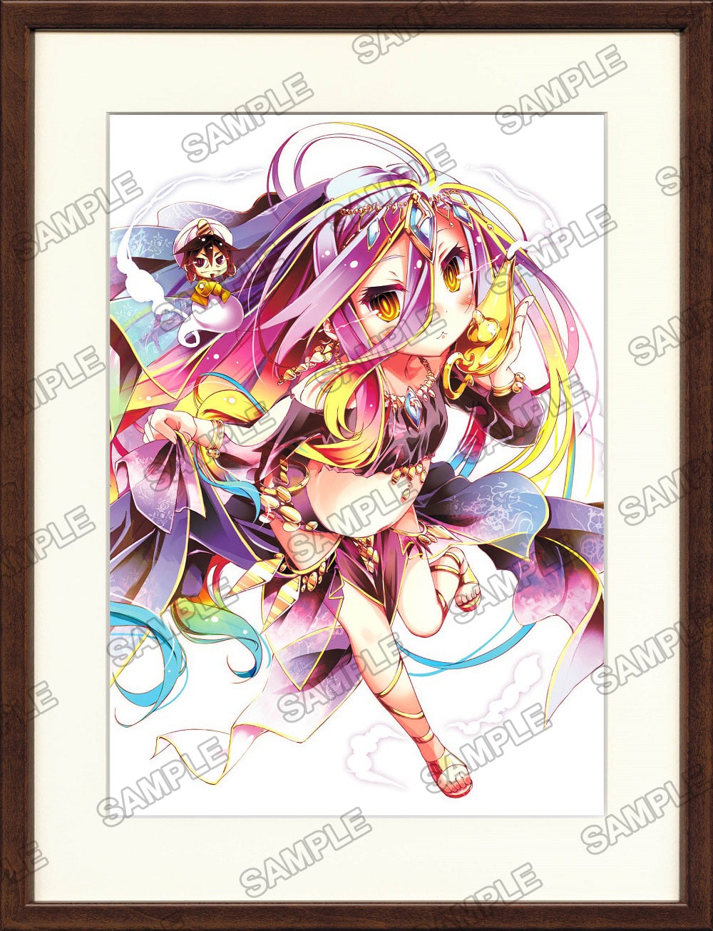 MF文庫J夏の学園祭2022 描きおろし複製原画 ノーゲーム・ノーライフ