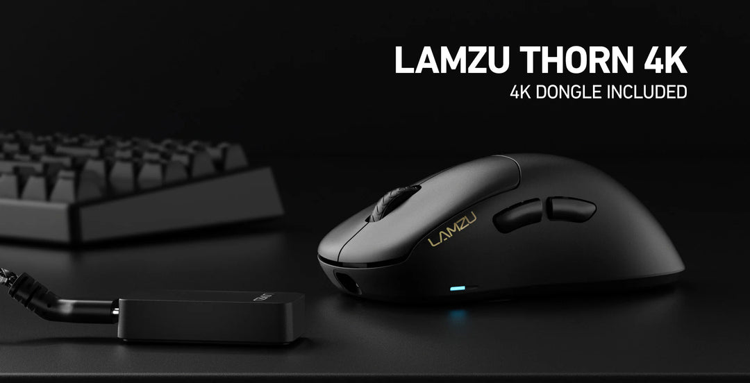 LAMZU Thorn 4K 4Kレシーバー付属 超軽量 約52g ワイヤレスゲーミング