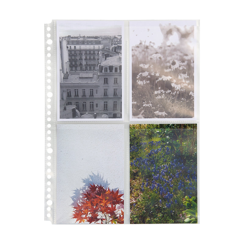 リクエスト クリヤーポケット［4ポケット］ A4 （10枚入り）