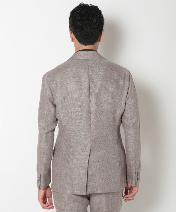 ウールリネンミックスヘリンボーンジャケット｜メンズファッション通販