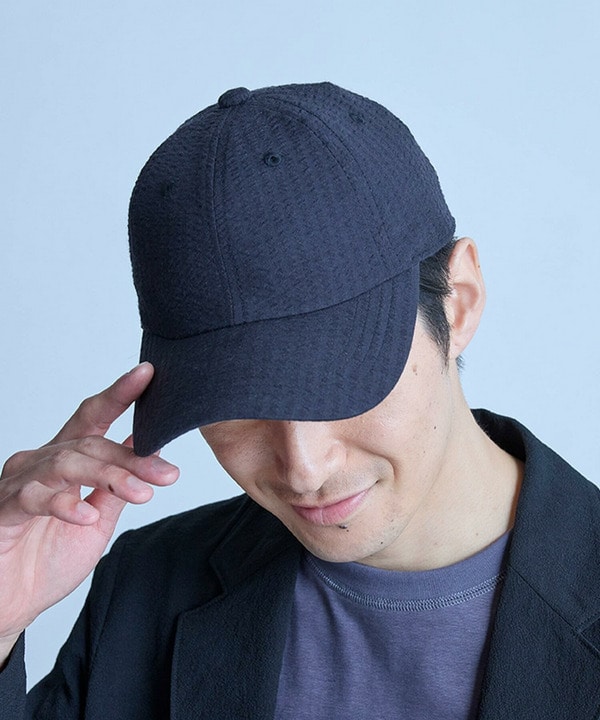 シアサッカー6パネルキャップ｜メンズファッション通販 MEN'S BIGI