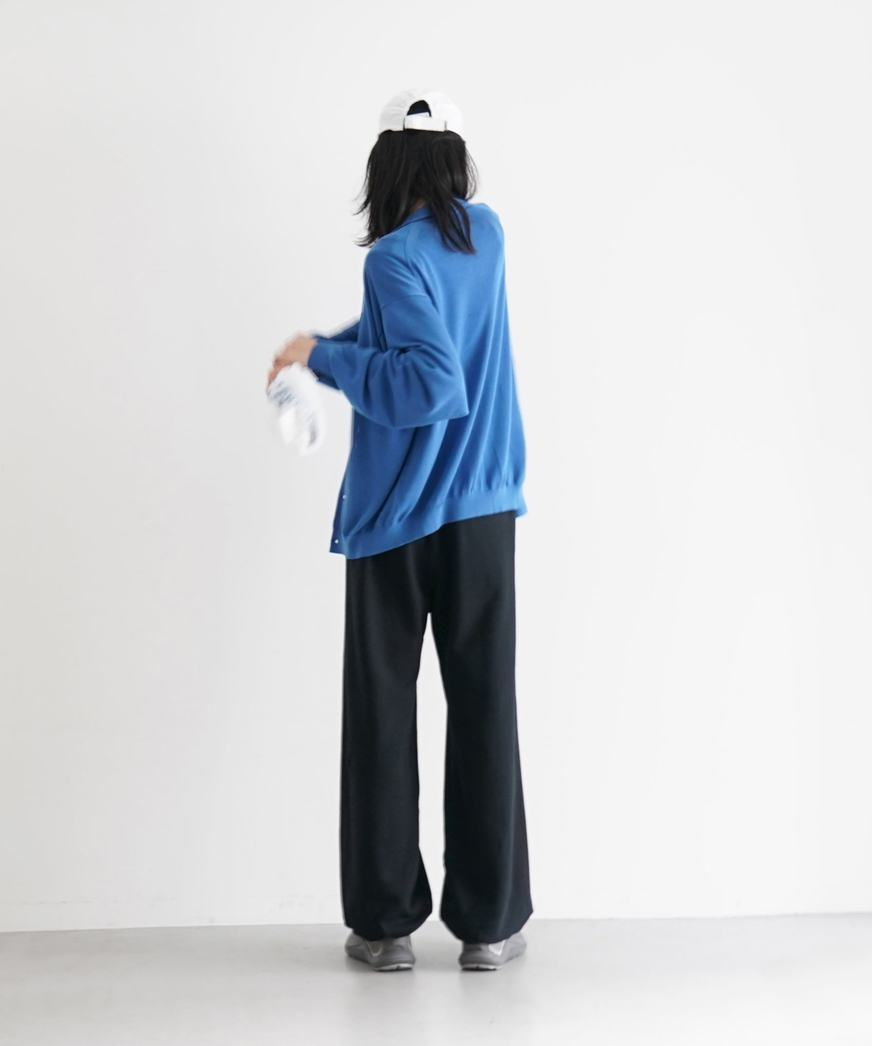 crepuscule【クレプスキュール】【EXCLUSIVE】Open collar knit shirt