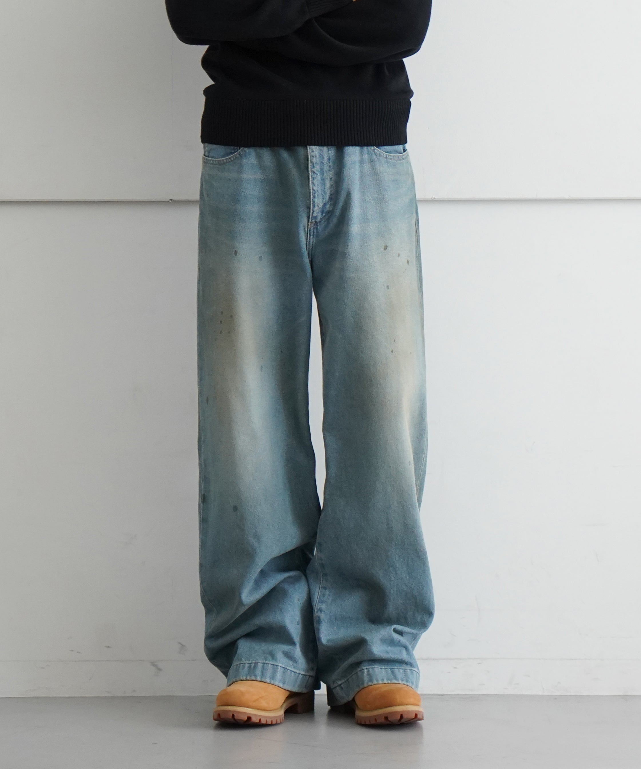 exclusive】NEONSIGN【ネオンサイン】loose denim pants v1.2 