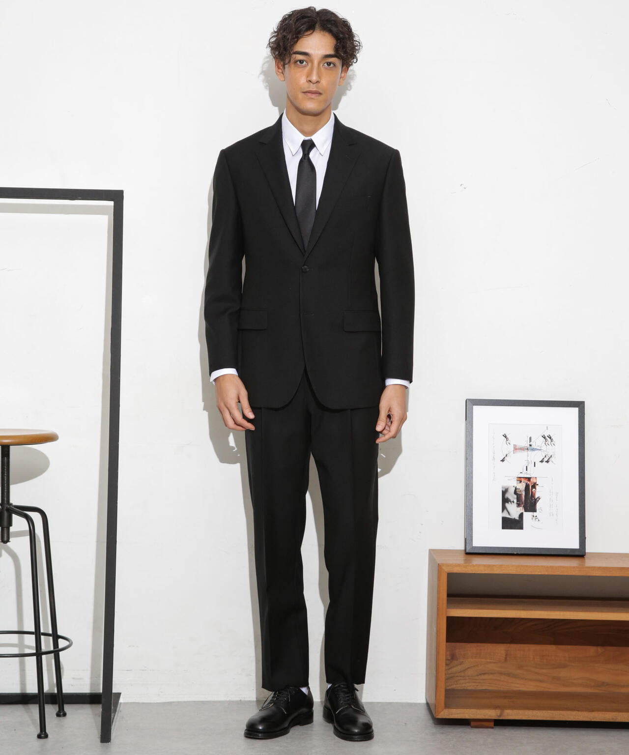 ESSENTIAL LINE｣フォーマルブラックトラウザー