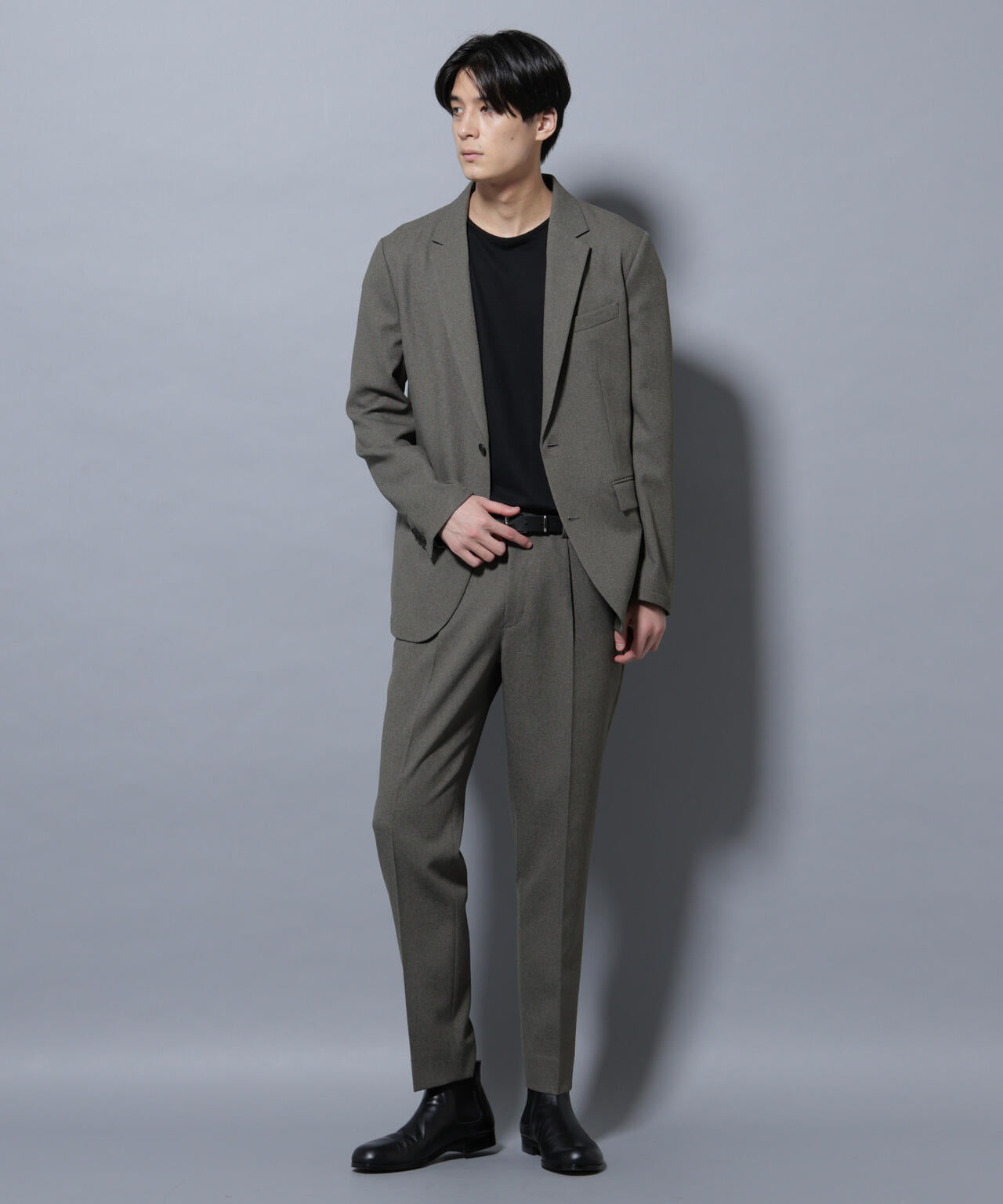 Damerino」LANATEC(R) メランジ オックス ストレッチ セットアップ