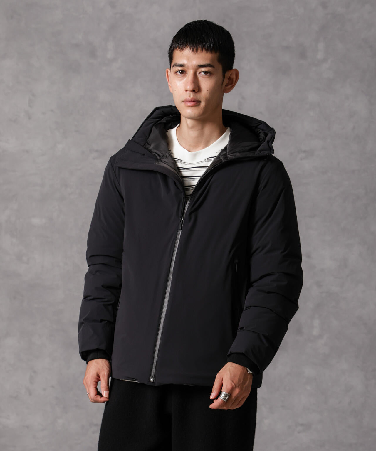 西川ダウン(R)」スポーティー フード ダウン