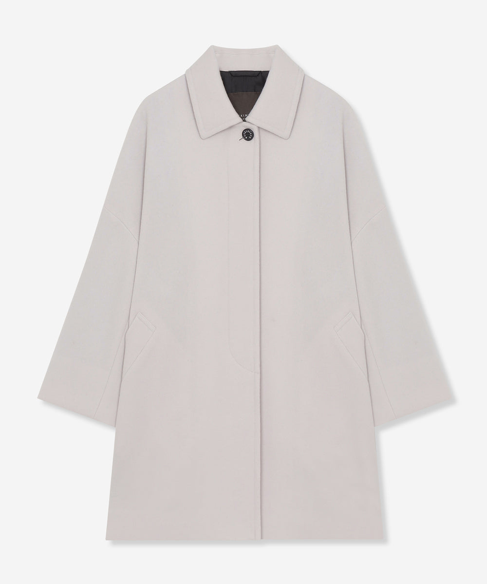 ROSLEY/ロズリー】ファインウールメルトンステンカラーコート(コート