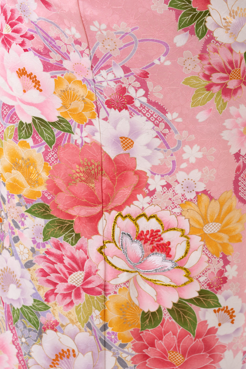 ピンク地 裾グラデーション正絹振袖【157】 – SAKURA TOKYO