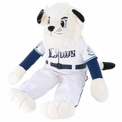 ぬいぐるみレオLL 白獅子ユニフォームVer.: 雑貨 | 埼玉西武ライオンズ