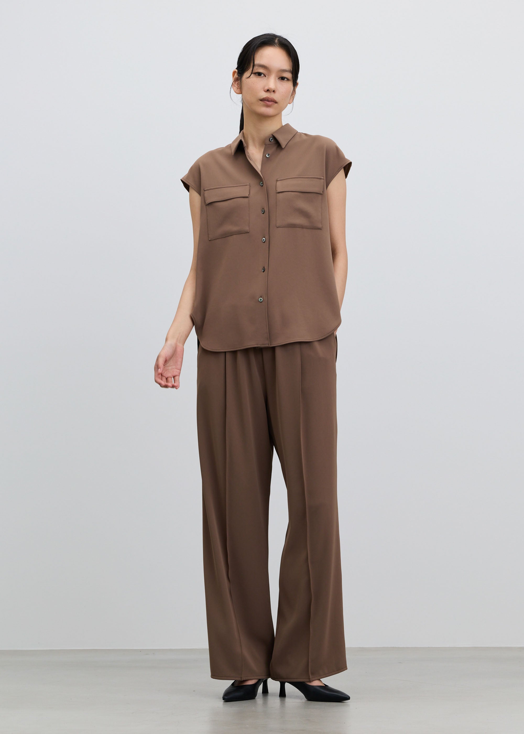 ヴィンテージサテンシャツ - SOÉJU online store｜上質な大人の女性の