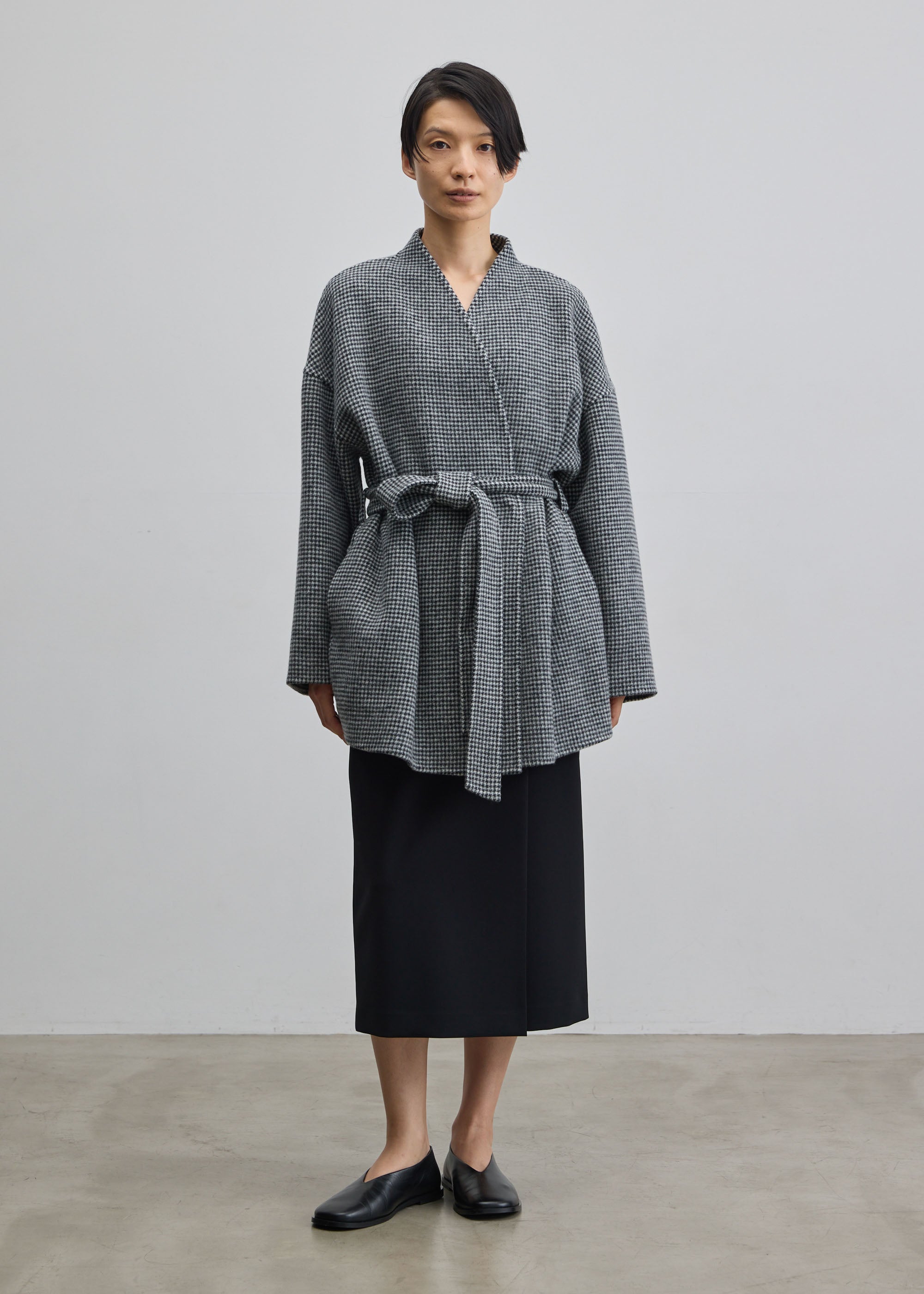 ウールリバーミディコート - SOÉJU online store｜上質な大人の女性の