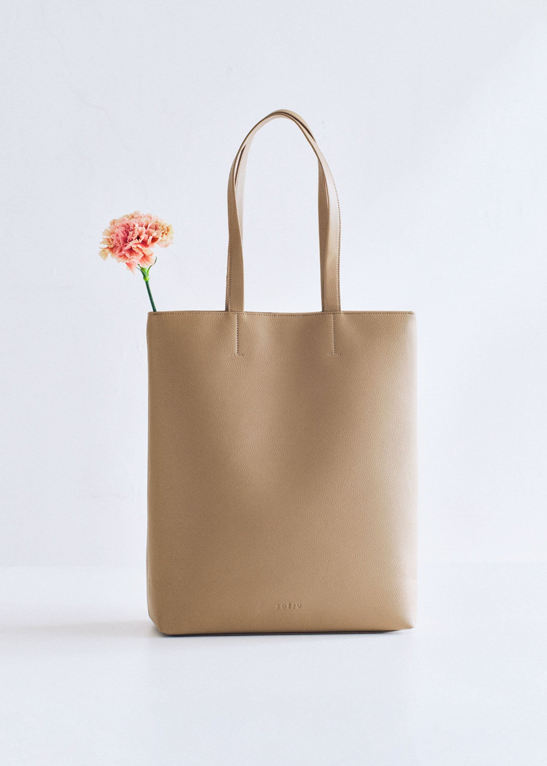 ヴィーガンレザレットマチ付きトートバッグ - SOÉJU online store