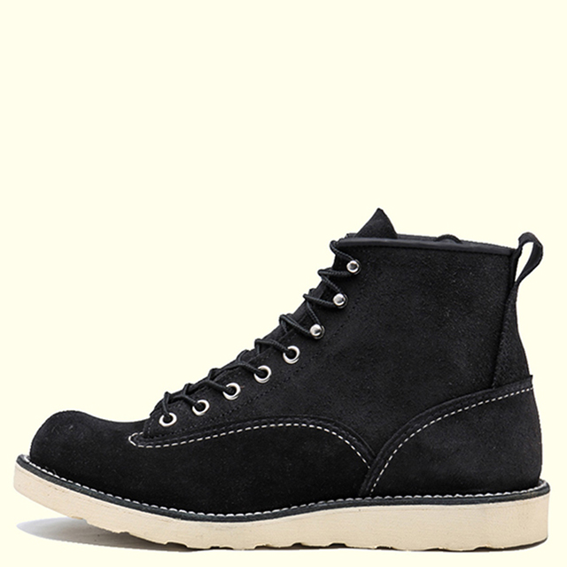 RED WING 6'' LINEMAN BOOTS 2900(7H(25.5cm) BLACK): GOOD