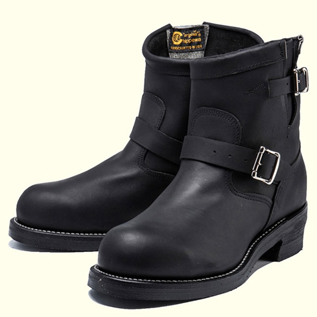 CHIPPEWA 7'' STEEL TOE ENGINEER 1901M58(9 BK ODESSA(B-WLT): GOOD