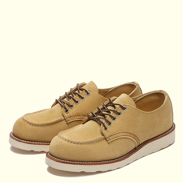 REDWING】 CLASSIC MOC OXFORD 8079 (D)(7(25.0cm) HAWTHORNE): Red
