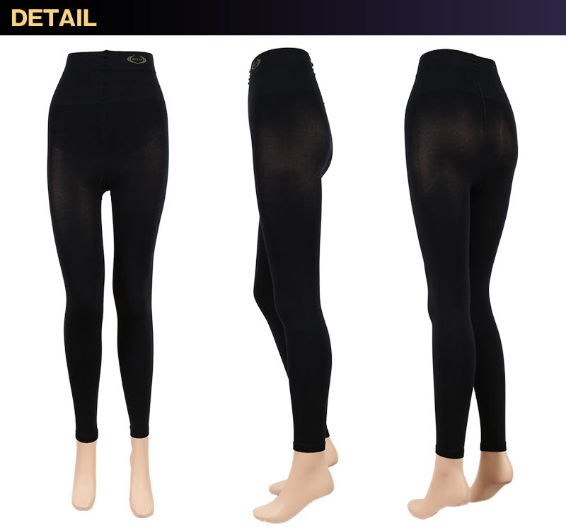 ライザップ 着圧 レギンス ハイウエスト 10分丈 レディース M～L・L