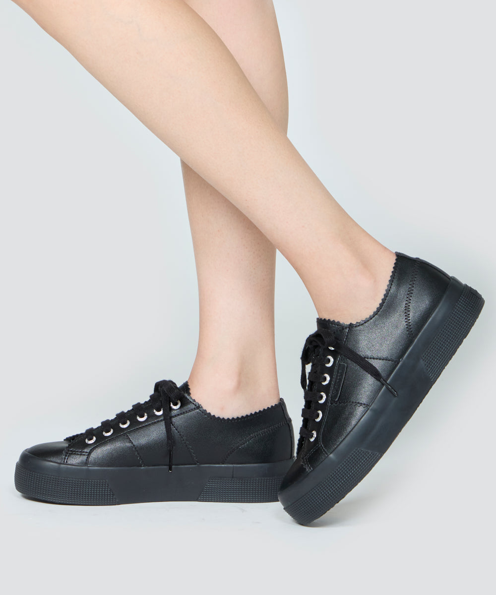 PELLICO | 撥水 スニーカー 3.5cm BLACK - アマンオンラインストア