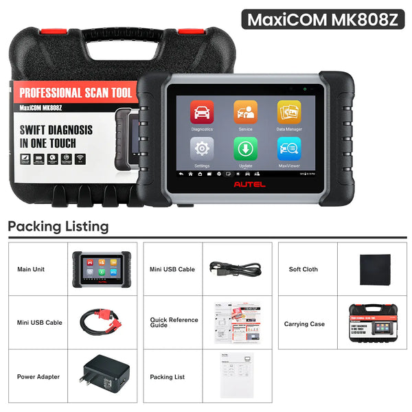 Buy: Autel MaxiCOM MK808Z All System Diagnostic Scanner - Shop Now