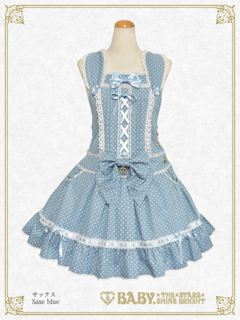 Dotツイルのうさぎさんサロペット – BABY, THE STARS SHINE BRIGHT