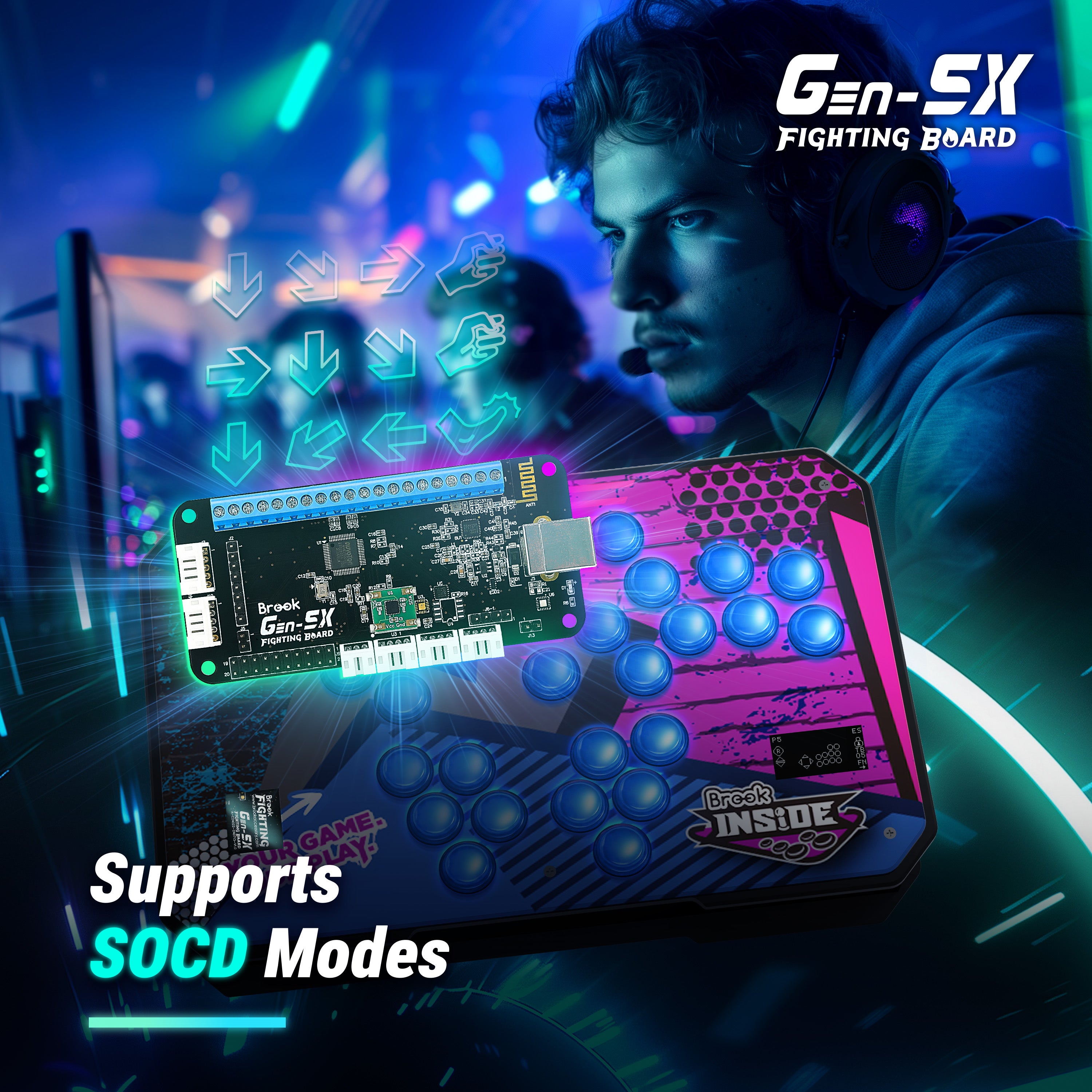 Brook Gen-5X Fighting Board – BrookGaming