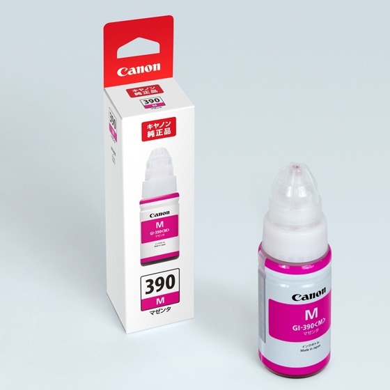 純正】キヤノンプリンター用 インクボトル GI-390マゼンタ