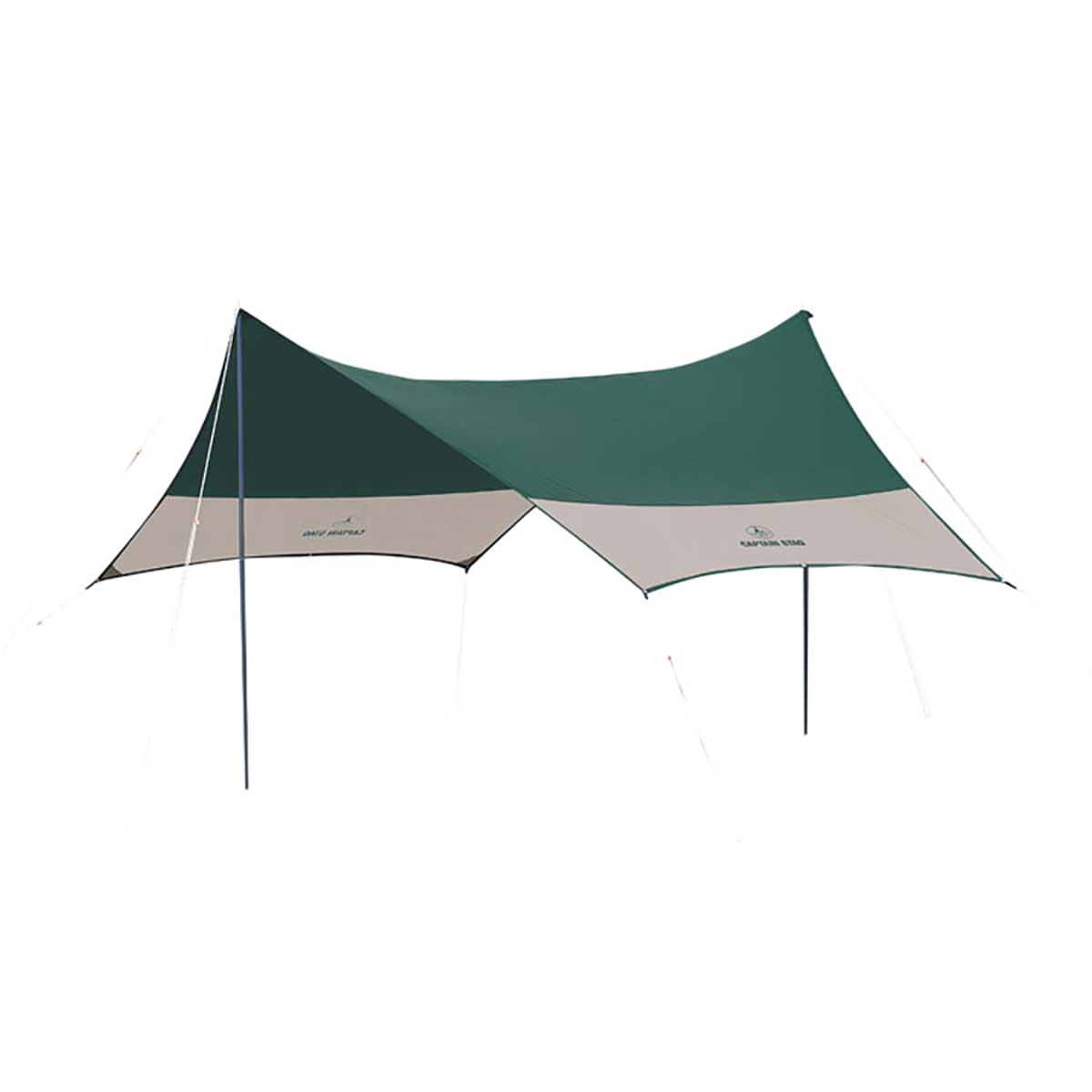 GREEN PACKAGE CSツールームドームテント＆タープセット＋ -キャプテン