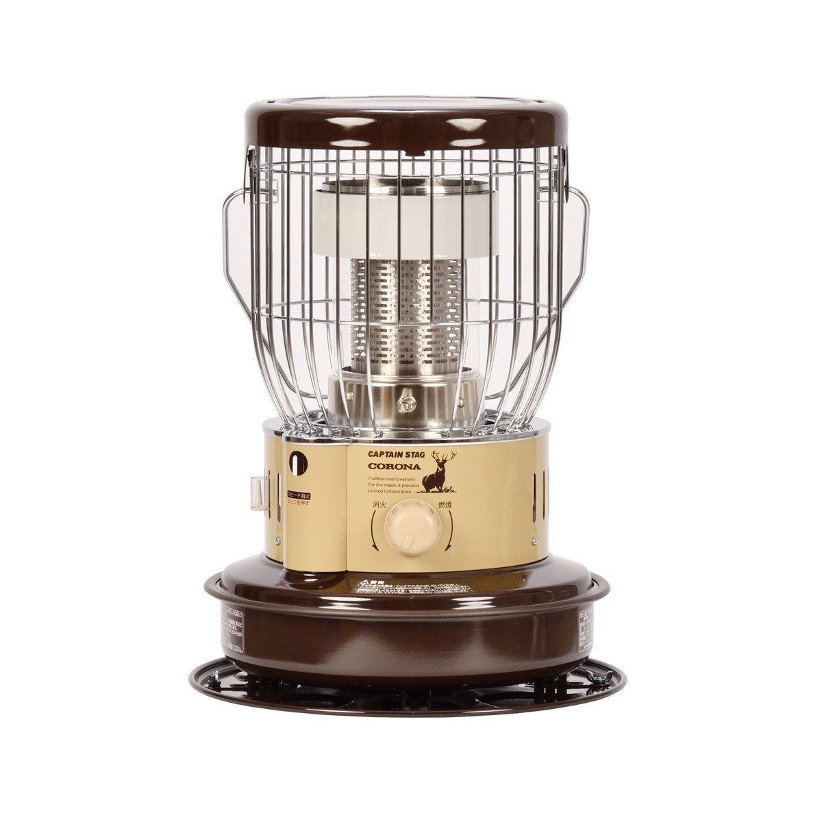 キャプテンスタッグ×コロナ 石油ストーブSZ-32CS-CT（ベージュ