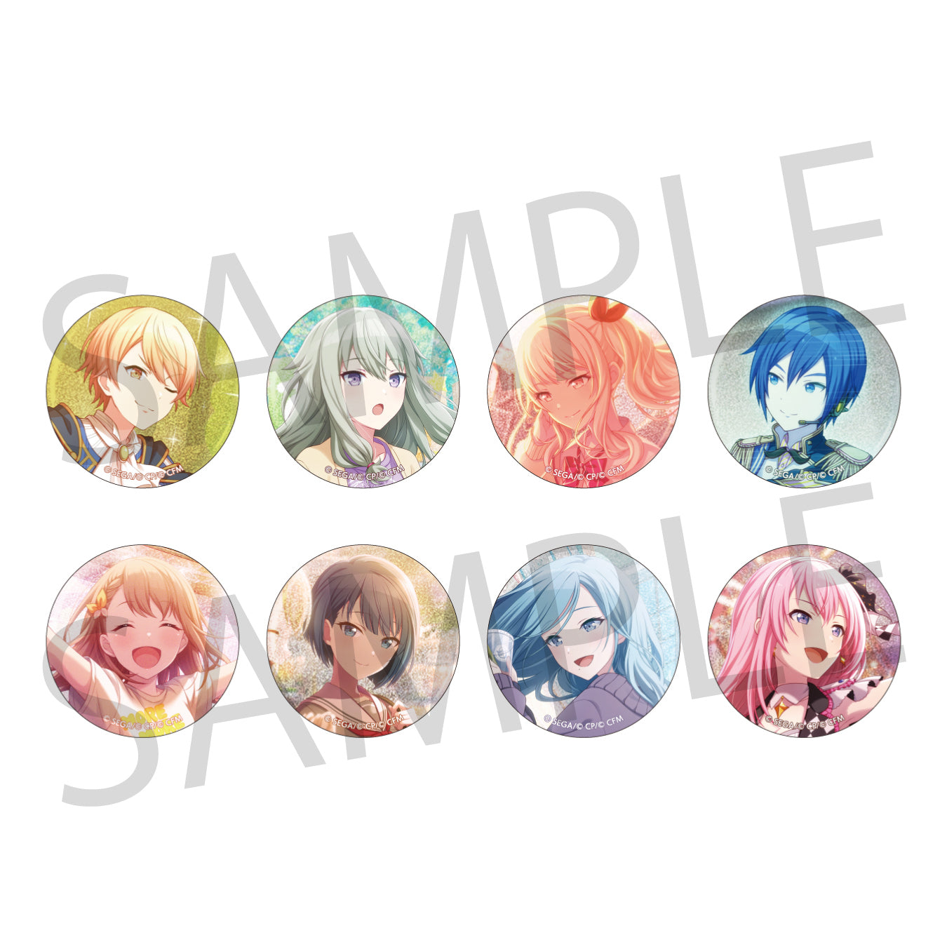 予約商品】【再販】グリッター缶バッジ イベントイラストコレクション