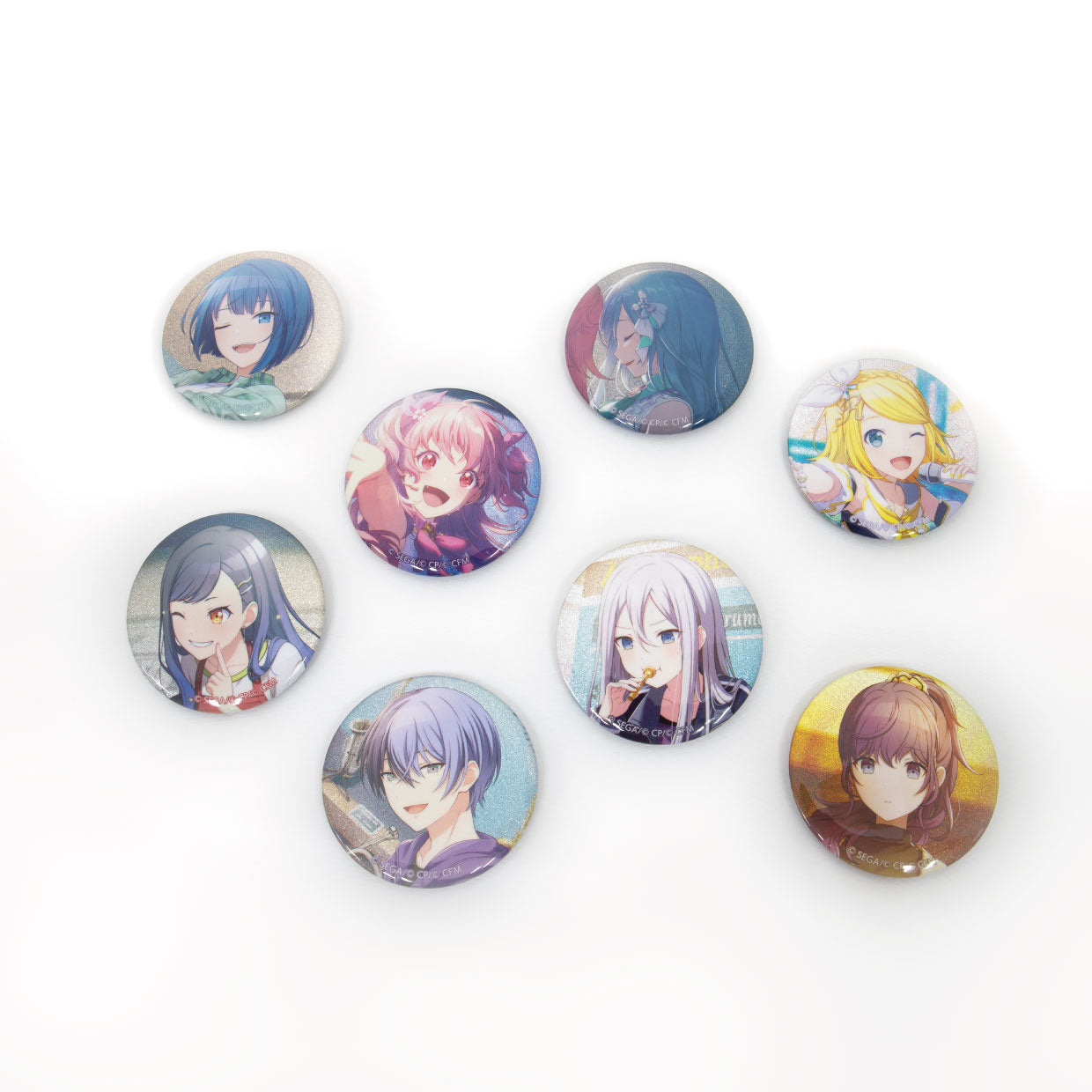 桃井愛莉 プロセカ グリッター缶バッジ 45B 10個 桃井愛莉 プロセカ