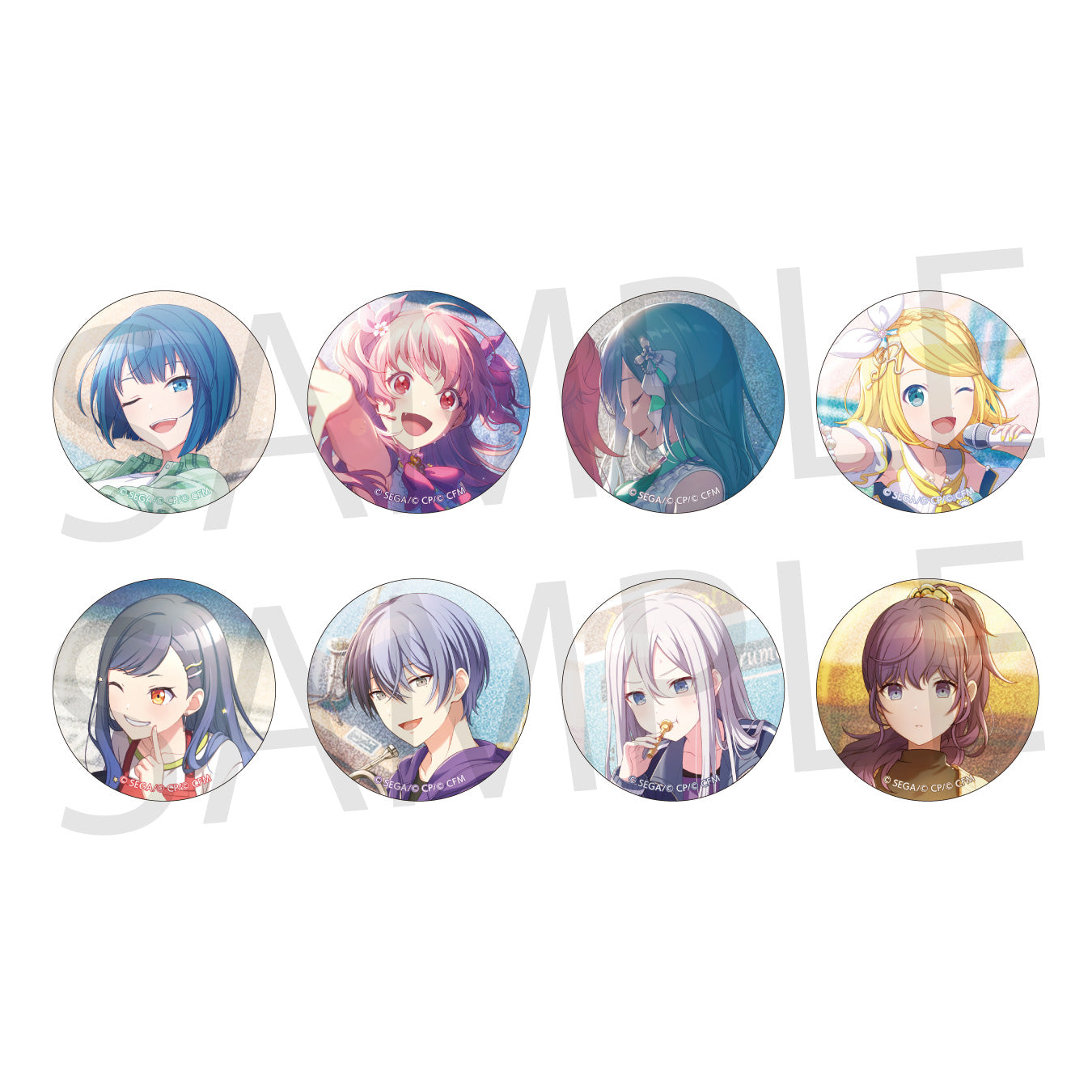 プロセカ 青柳冬弥 缶バッジ vol.35C 予約商品】グリッター缶バッジ