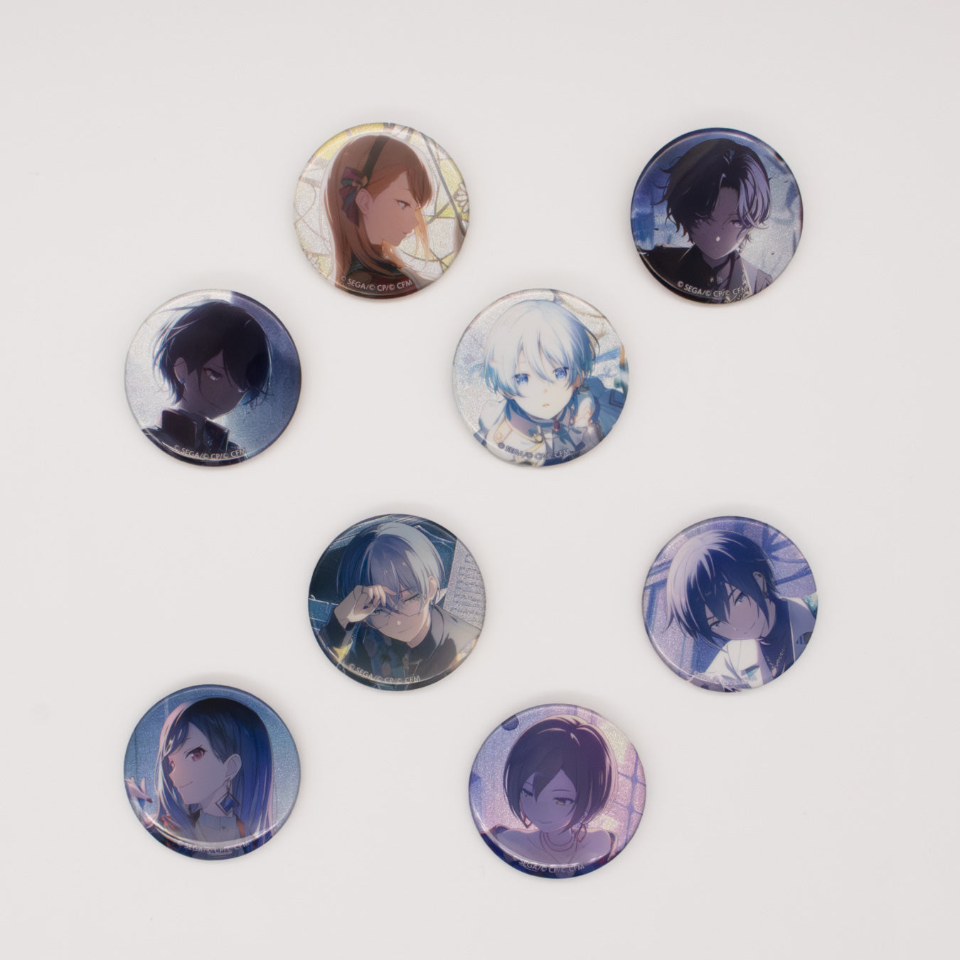 ま*る様 プロセカ 桃井愛莉 グリッター 缶バッジ 42C グリッター缶