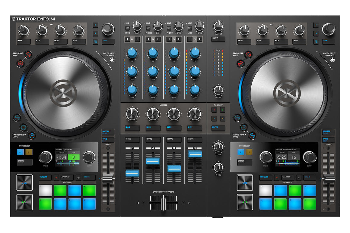 Traktor Kontrol S4 MK3 + Free Chroma Caps – DJ TechTools