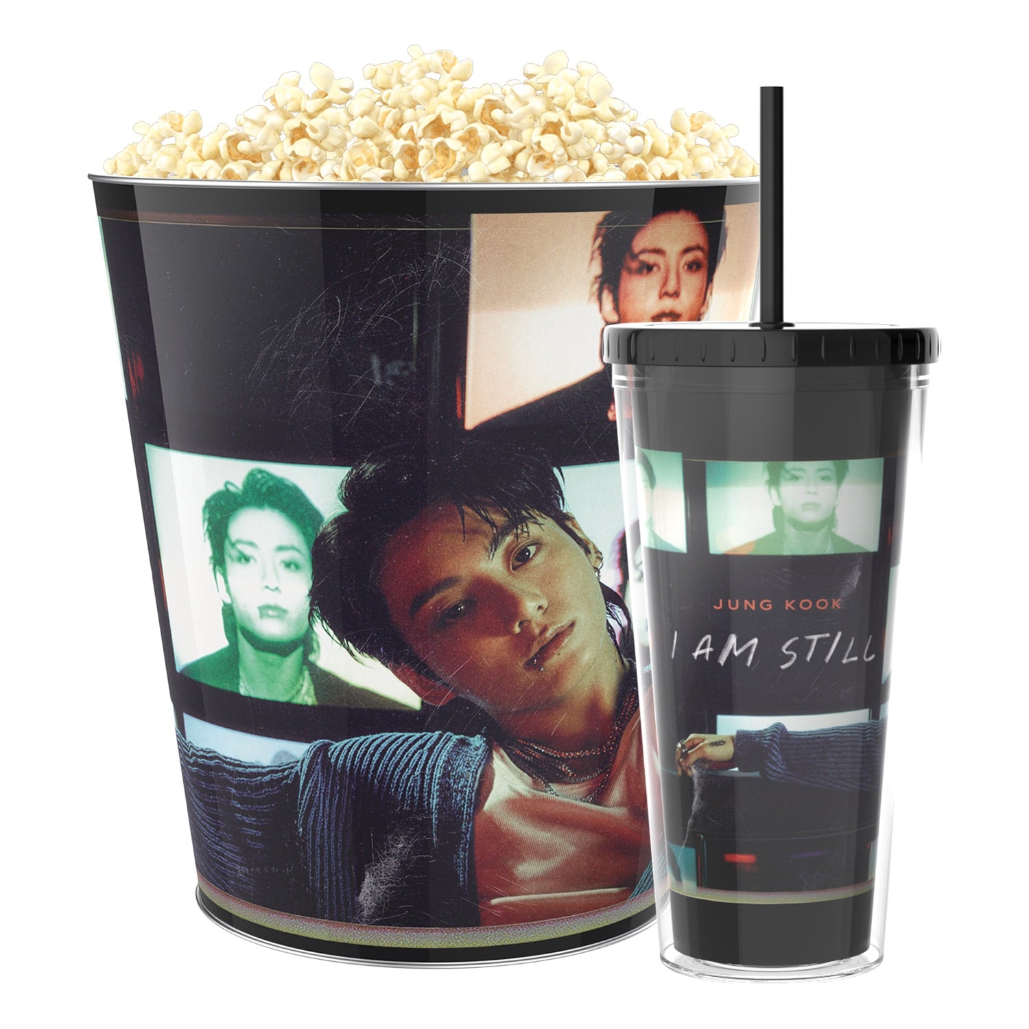 Jung Kook Popcorn Bucket & Tumbler – Fandango FanStore